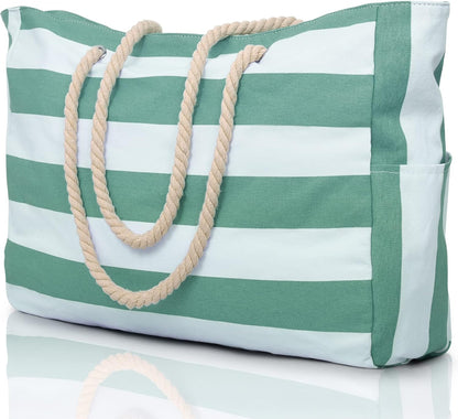 Beach Tote | Waterproof 600D Polyester | Large Beach Bag with Smart Organization and Side Pockets