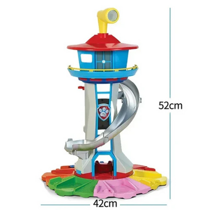 Set de Voitures Jouets | Plastique Durable et Sûr | Toboggan et Tour d'Observation pour Enfants à Partir de 4 Ans 5