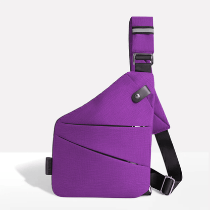 Shoulder Bag | RFID Protection and Cut-Resistant Strap | Water-Repellent Travel Companion
