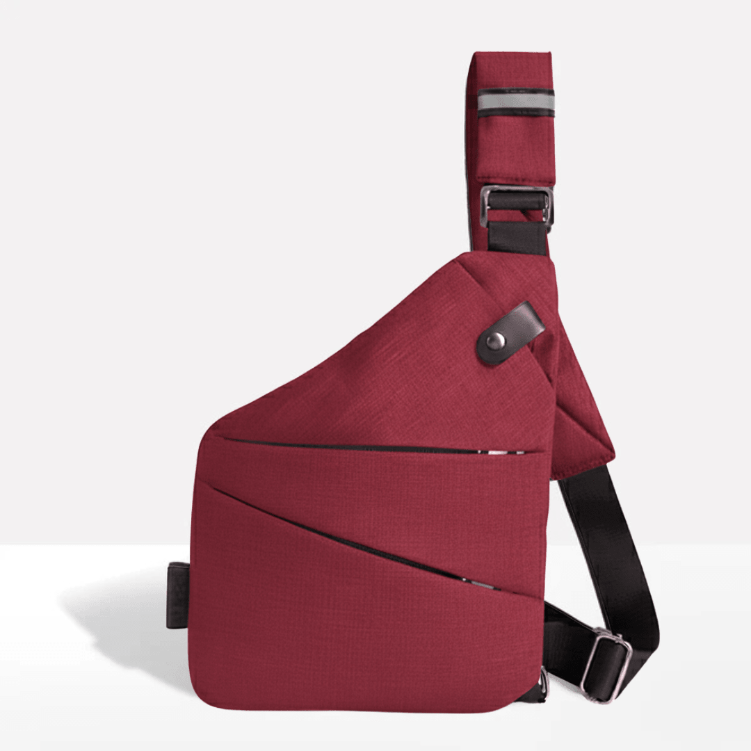 Shoulder Bag | RFID Protection and Cut-Resistant Strap | Water-Repellent Travel Companion