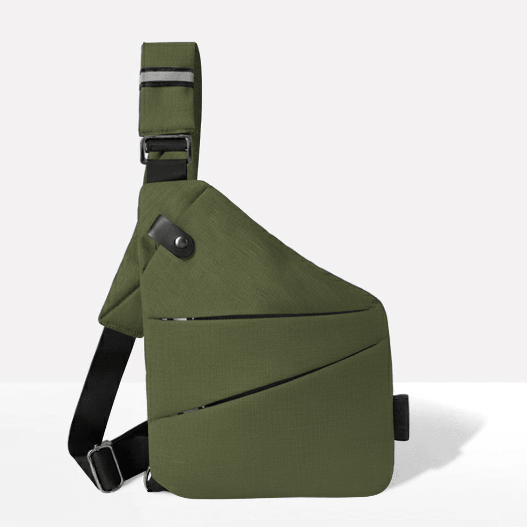 Shoulder Bag | RFID Protection and Cut-Resistant Strap | Water-Repellent Travel Companion