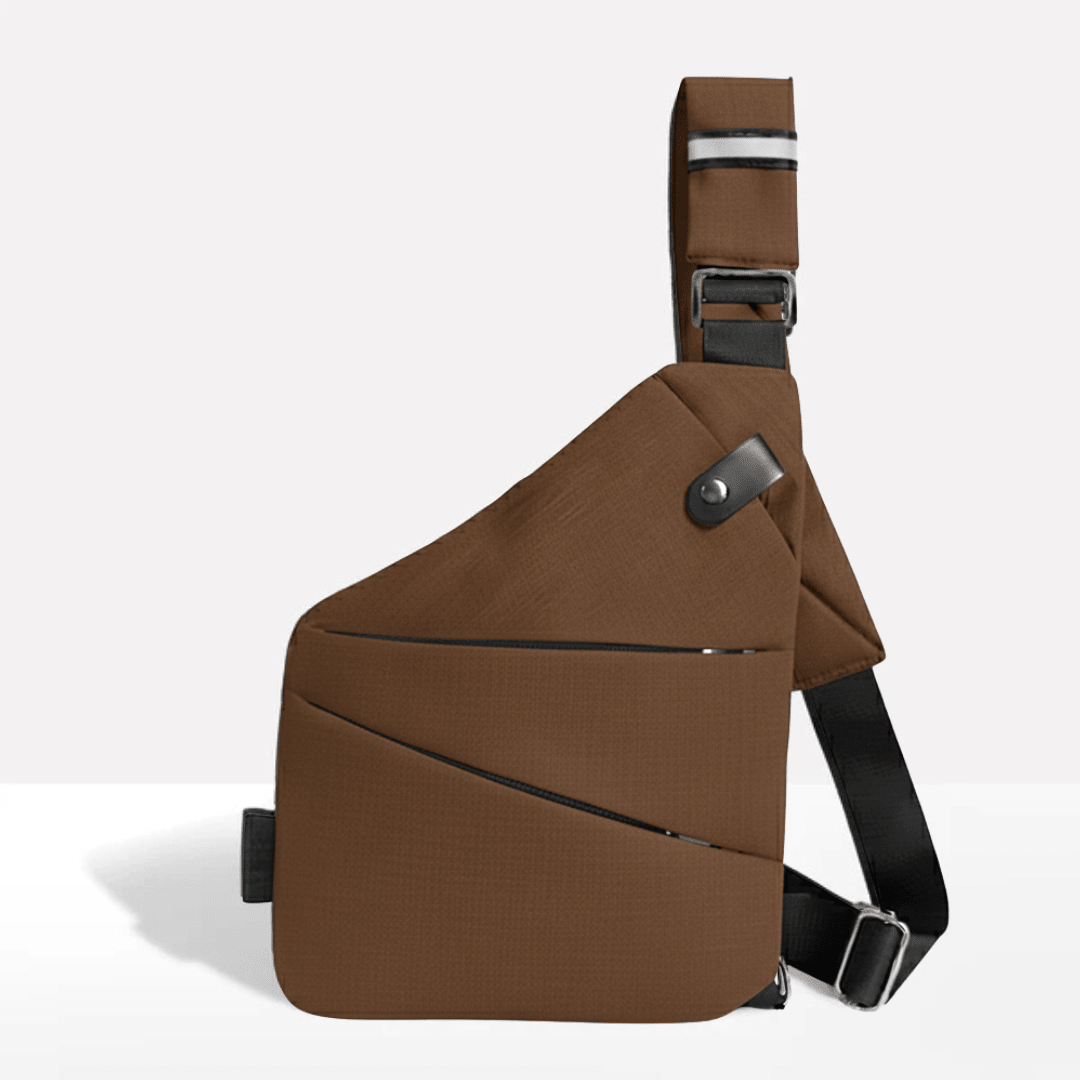 Shoulder Bag | RFID Protection and Cut-Resistant Strap | Water-Repellent Travel Companion