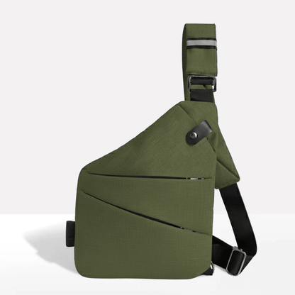 Shoulder Bag | RFID Protection and Cut-Resistant Strap | Water-Repellent Travel Companion
