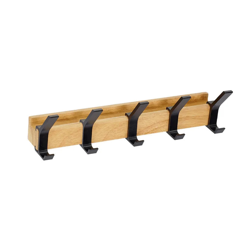 Wall Mounted Coat Rack | Movable Double Hooks | Stylish Coat Hooks for Wall in Scandinavian Design