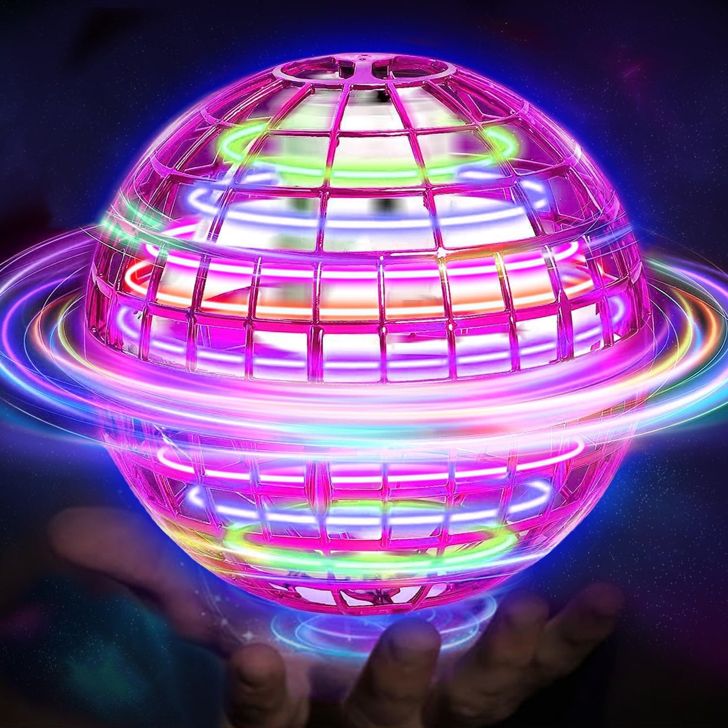 Balle Volante Boomerang | Matériau Plastique Résistant | Jouet Volant Avec Lumières LED Pour Coordination Et Concentration - 5